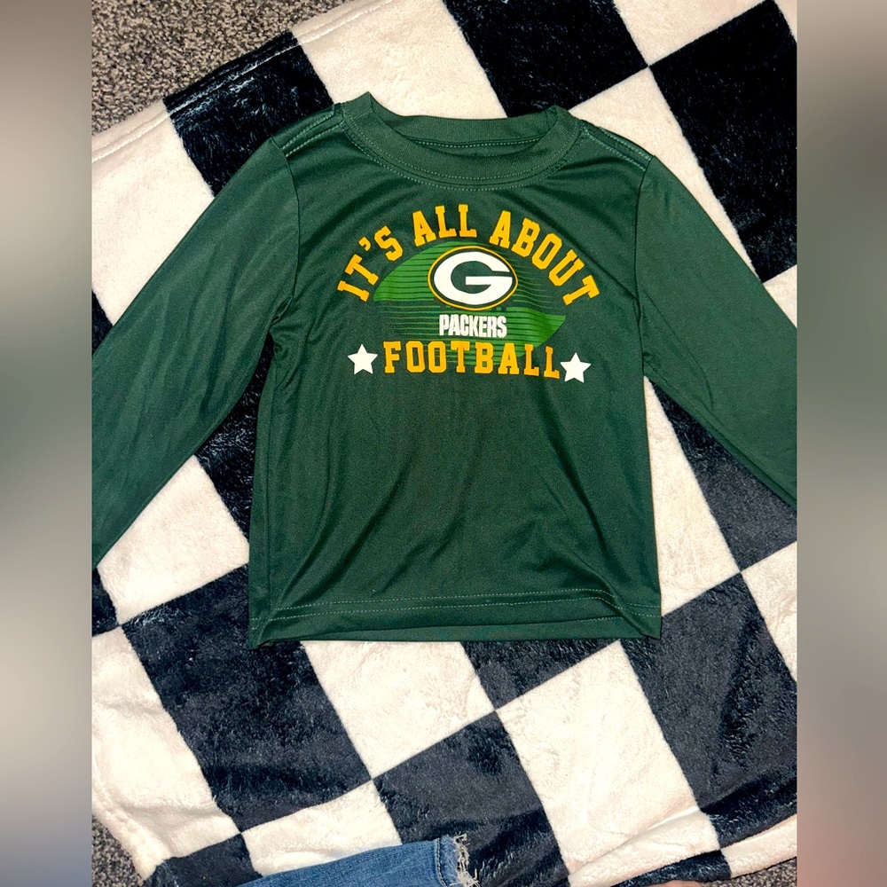 Toddler UNISEX Green Bay Packers NFL Official LongSleeve T Shirt